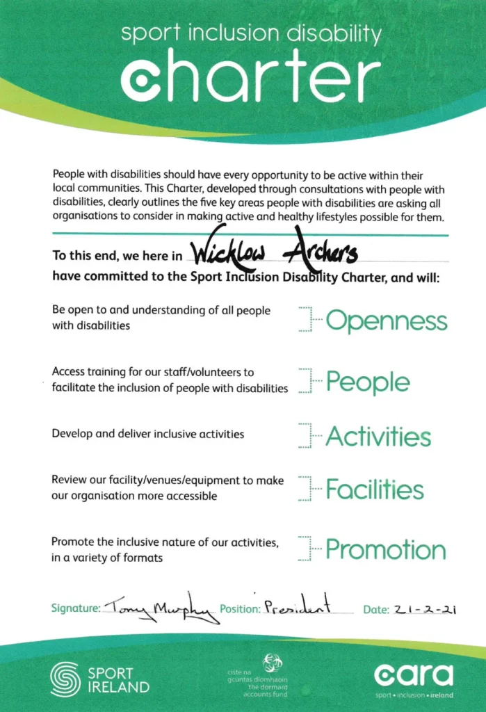 Sport Inclusion Disability Charter